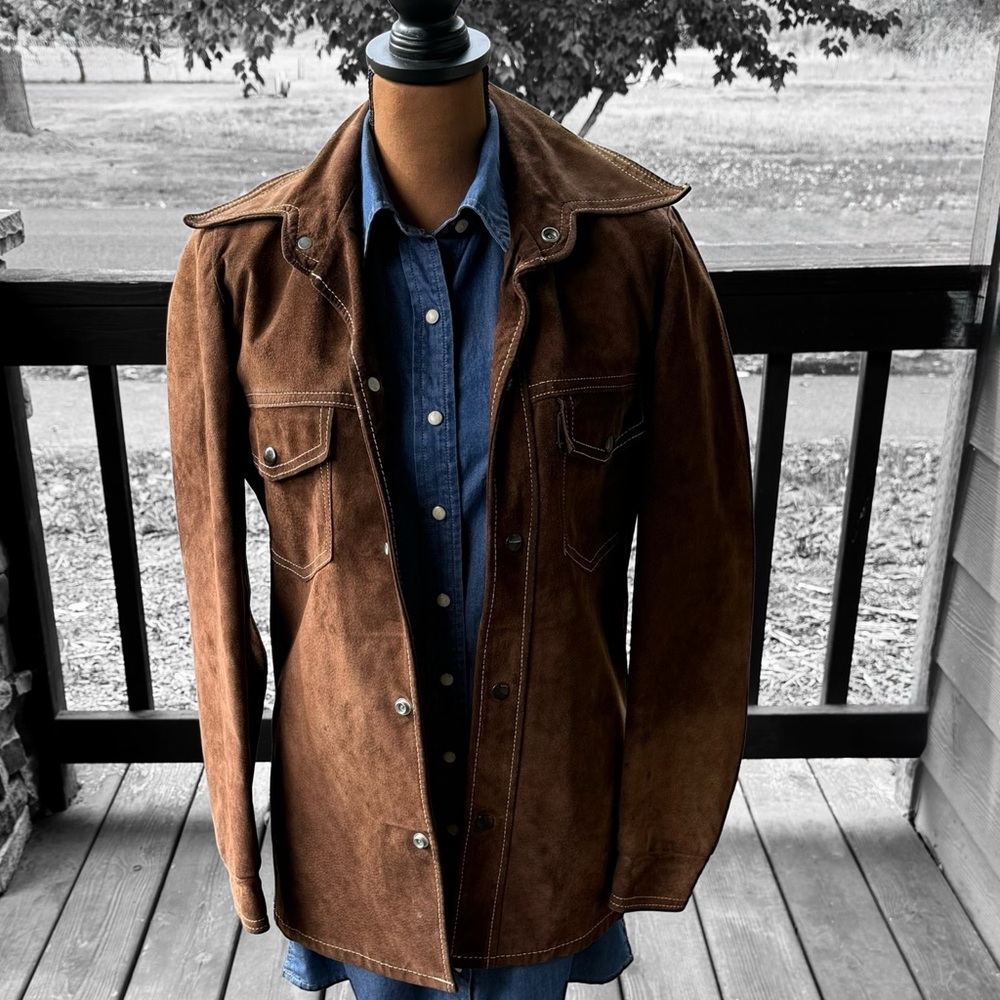Rare Vintage Schott Bros. 1960's/70's Era Suede "Rancher" Jacket